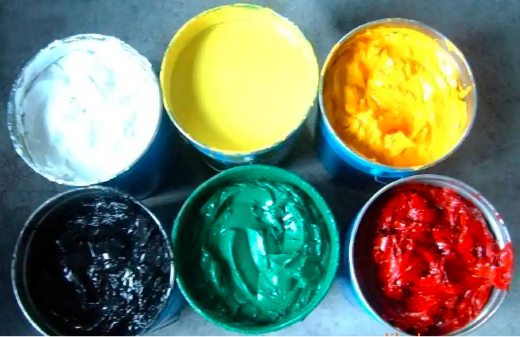 Campo de aplicación de pasta de color PU